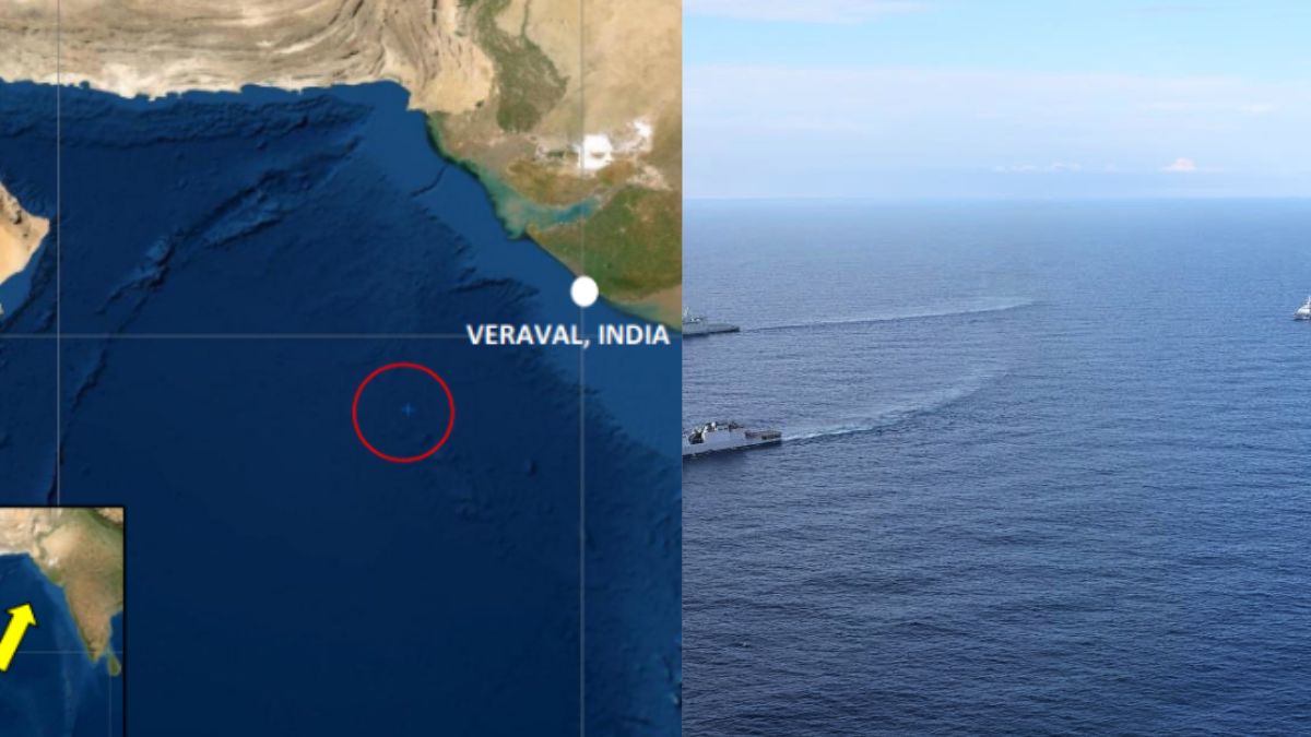 indian-ocean-ship-drone-attack-live-news-arabian-sea-indian-navy-mv-chem-pluto-veraval-gujarat-coast-gir-somanath-updates